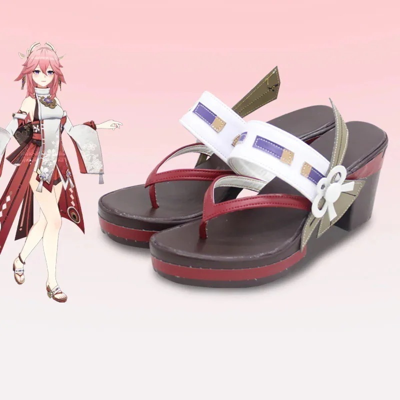 八重神子　原神　やえみこ　コスプレ　靴 5,108円