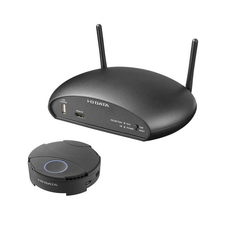 IOデータ　Wi-Fi HDMIアダプター フルHD対応モデル 親機子機セット品 ブラック　WHD-FTR1