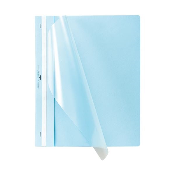（まとめ） TANOSEE プレゼンテーションファイル スタンダード A4タテ 50枚収容 ブルー 1パック（5冊） 30セット