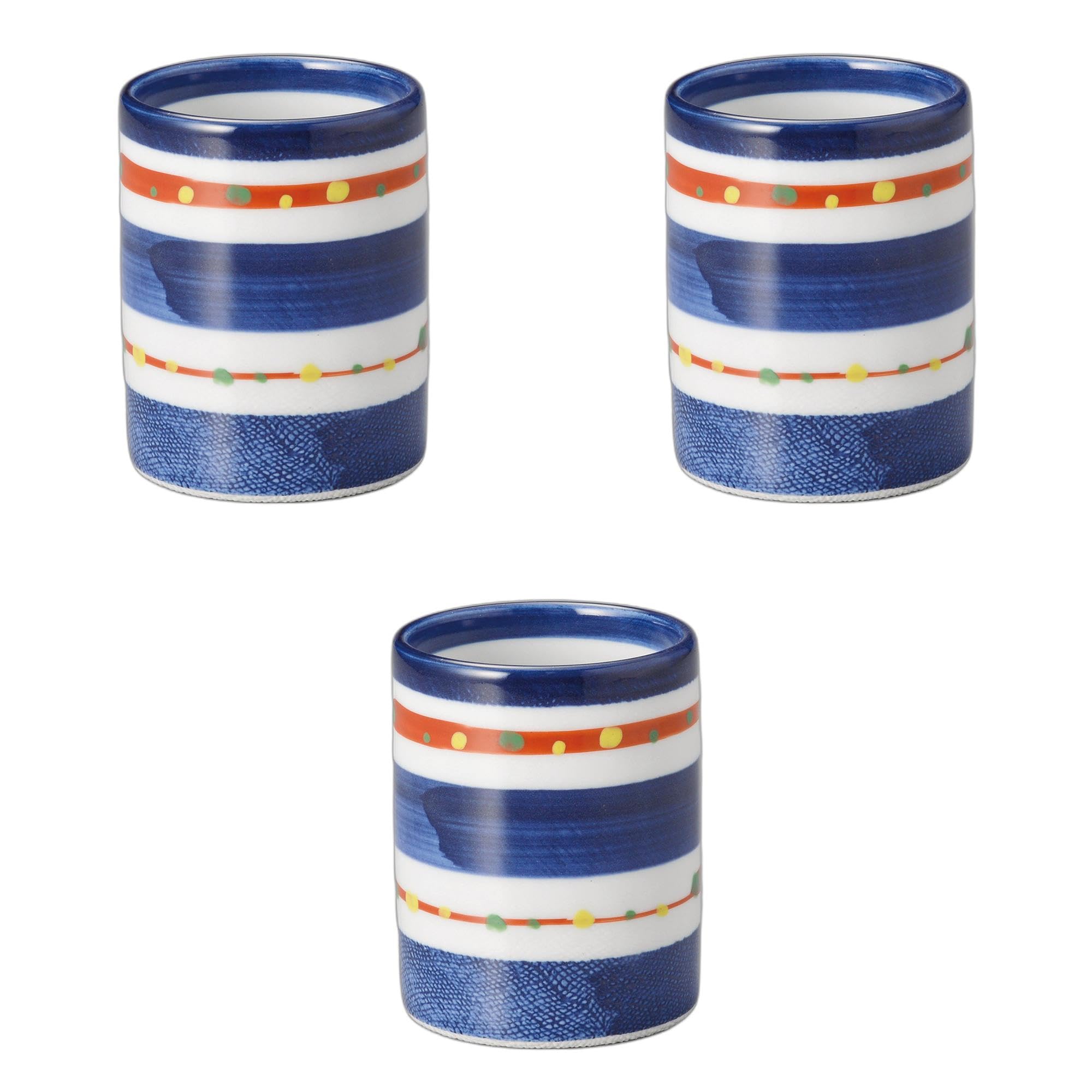 セトモノホンポ(Setomonohonpo) 3個セット 新珠（あらたま）湯呑（小） [ 6×8cm ] 湯呑陶磁器