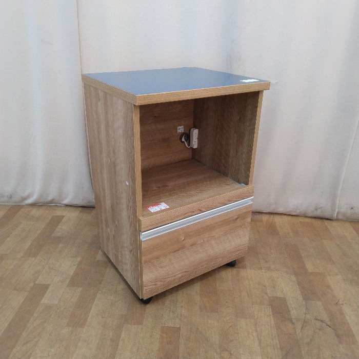 キッチン収納 ステン天板大型家電カウンタ―幅５５