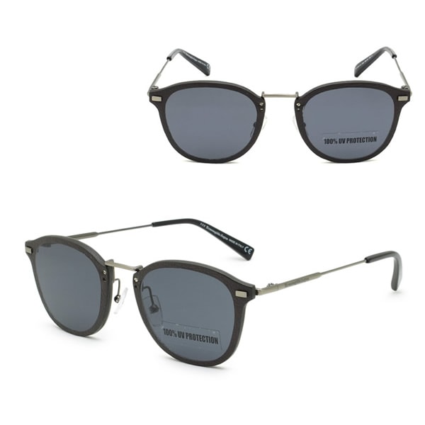 ゼニア サングラス ZEGNA EZ0097-D/S 08A 62 Ermenegildo Zegna ノーズパッド UVカット ダークブラウン ルテニウム ネイビーグレー