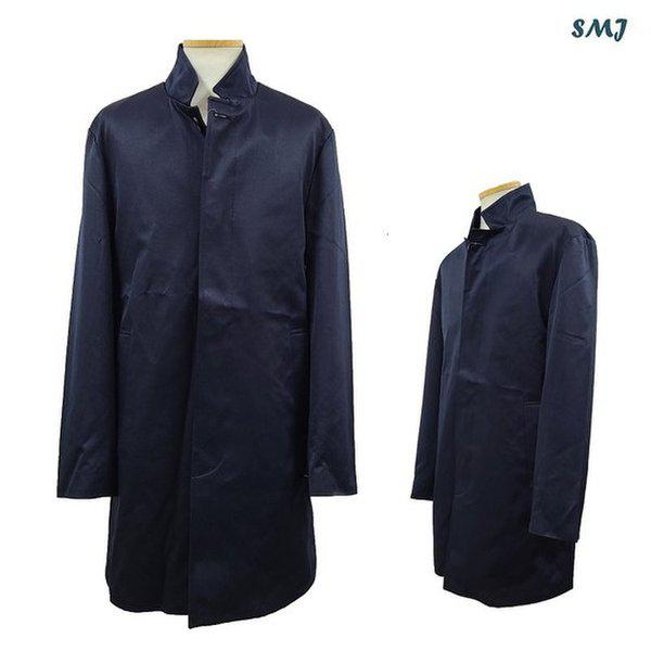 SMJ1096 男性用トレンチコート メンズ シングルハーフコート 春 秋