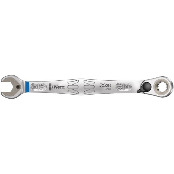 WERA ヴェラ コンビネーション ラチェットレンチ JOKER 角度付きラチェットヘッド スパナ部内側口幅5/16inch 全長144mm 020075