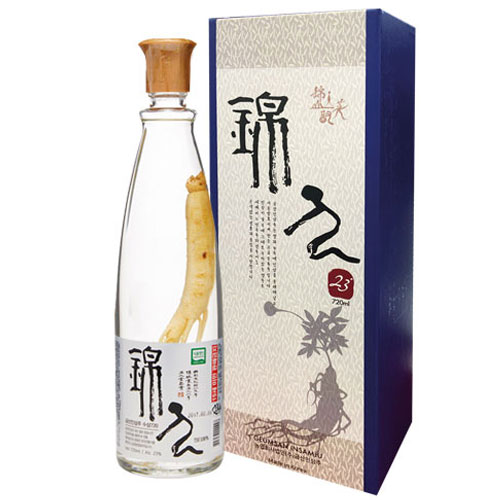 【メーカー変更】 錦山人参酒 720ml×1本 高麗人参酒 薬酒 韓国酒 韓国食品