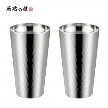よこやま 燕熟の技 チタン二重タンブラー240ml 2P(ミラー仕上げ) EJA-3000 16,600円