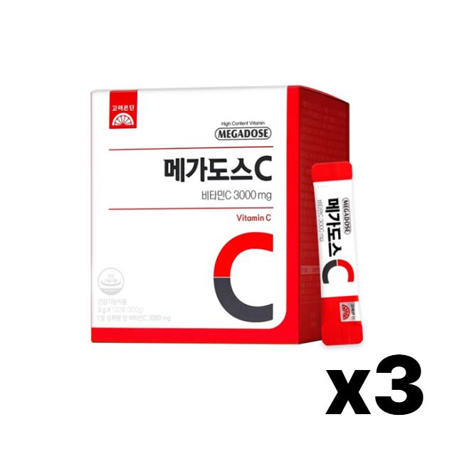 メガドスC ビタミンC 3000 3g×100包 *3BOX 高濃度 ビタミンC 9,324円