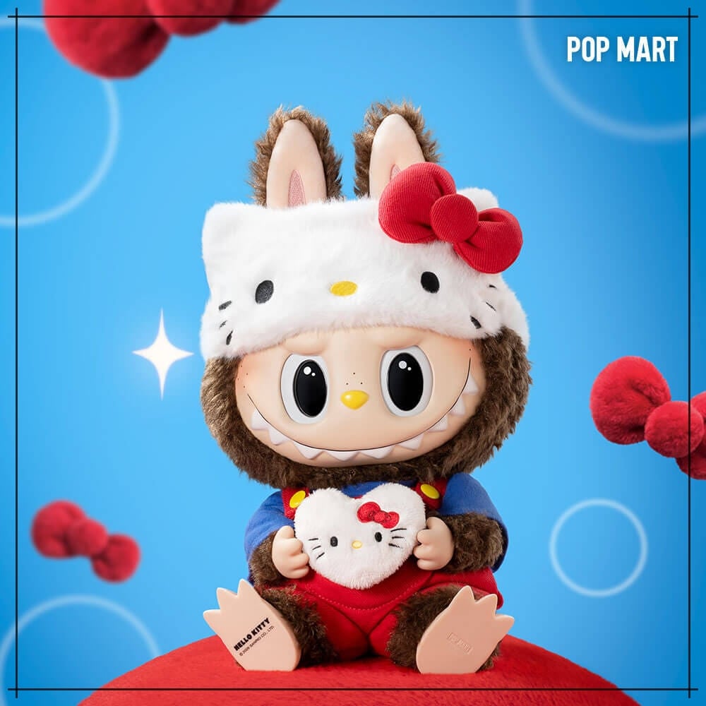 【公式】 【POP MART】 Labubu The Monsters x Hello Kitty Vinyl Plush Doll