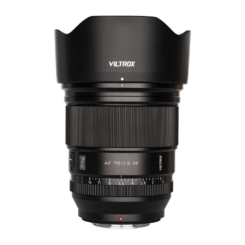 VILTROX　カメラレンズ Viltrox AF 75mm F1.2 PRO 富士フイルムXマウント ブラック ［ FUJIFILM X / 単焦点レンズ ］　AF751.2PROX