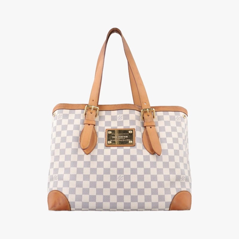 ハムプステッドMM アズール ダミエキャンバス N51206 CR3101中古