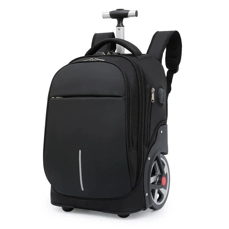 キャリーリュック バックパック 機内持ち込み リュック 3way キャスター付きリュック USB充電旅行カバン キャリーバッグ リュックキャリー ソフト カバン スーツケース ビジネスバッグ