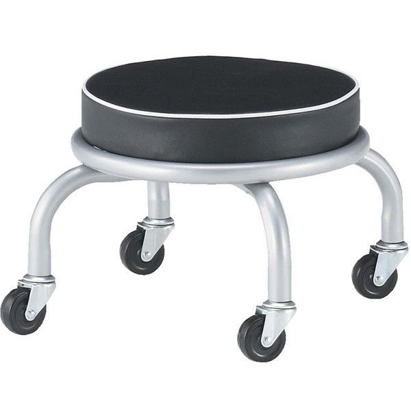 TYZ255-24HK 作業用チェア Φ300XH240 キャスター付 メーカー直送