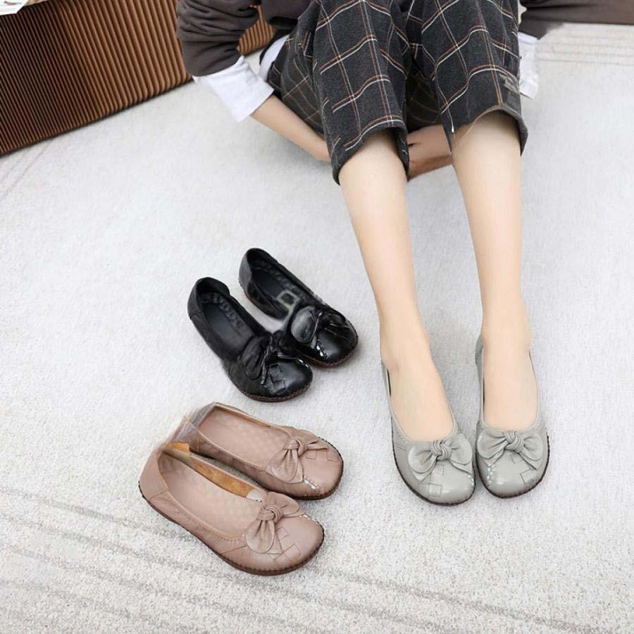 2025新品 数量限定 無地 バレエシューズ 大きいサイズ 小さいサイズ パンプス フラット とんがりトゥ フラワー クッション入り 大人可愛い レディース オフィスシューズ 美脚魅せ 短納期