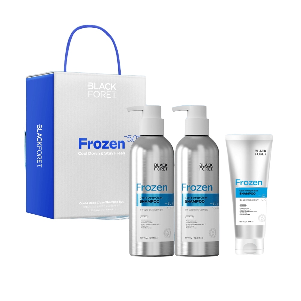 ブラックフォーレ フローズン 準ギフト セット（クール&ディープクリーン シャンプー500mlX2入+150ml）