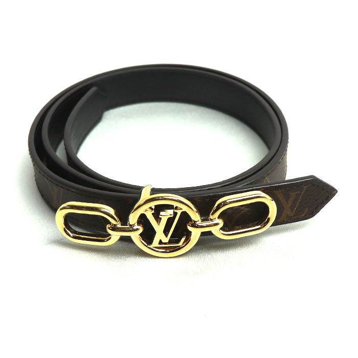 LOUIS VUITTON ルイ・ヴィトン LV サークル プライム 20MM ベルト モノグラム M0510X AC0264 レディース 中古 美品