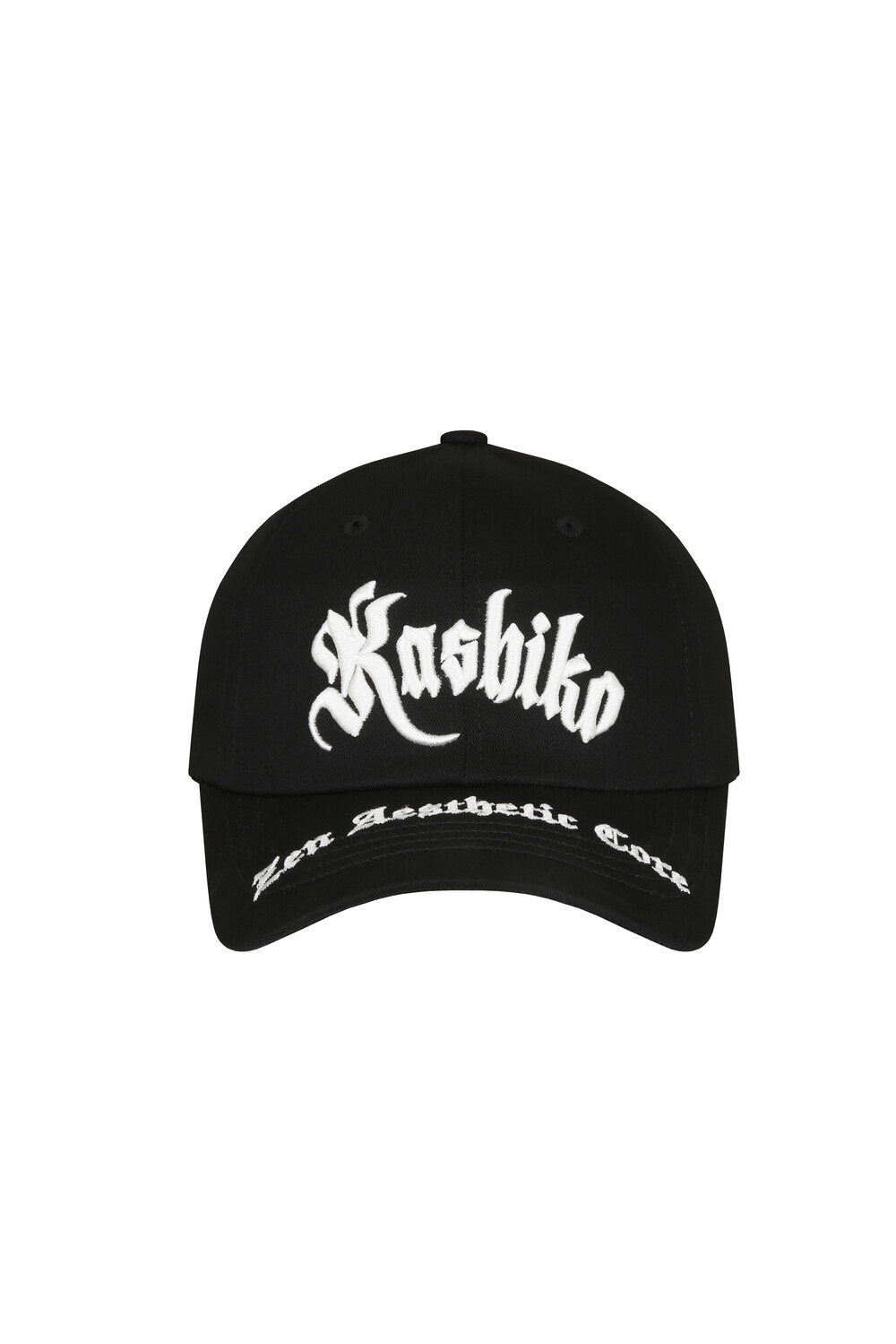 【KASHIKO】 EMBROIED BALL CAP : BLACK