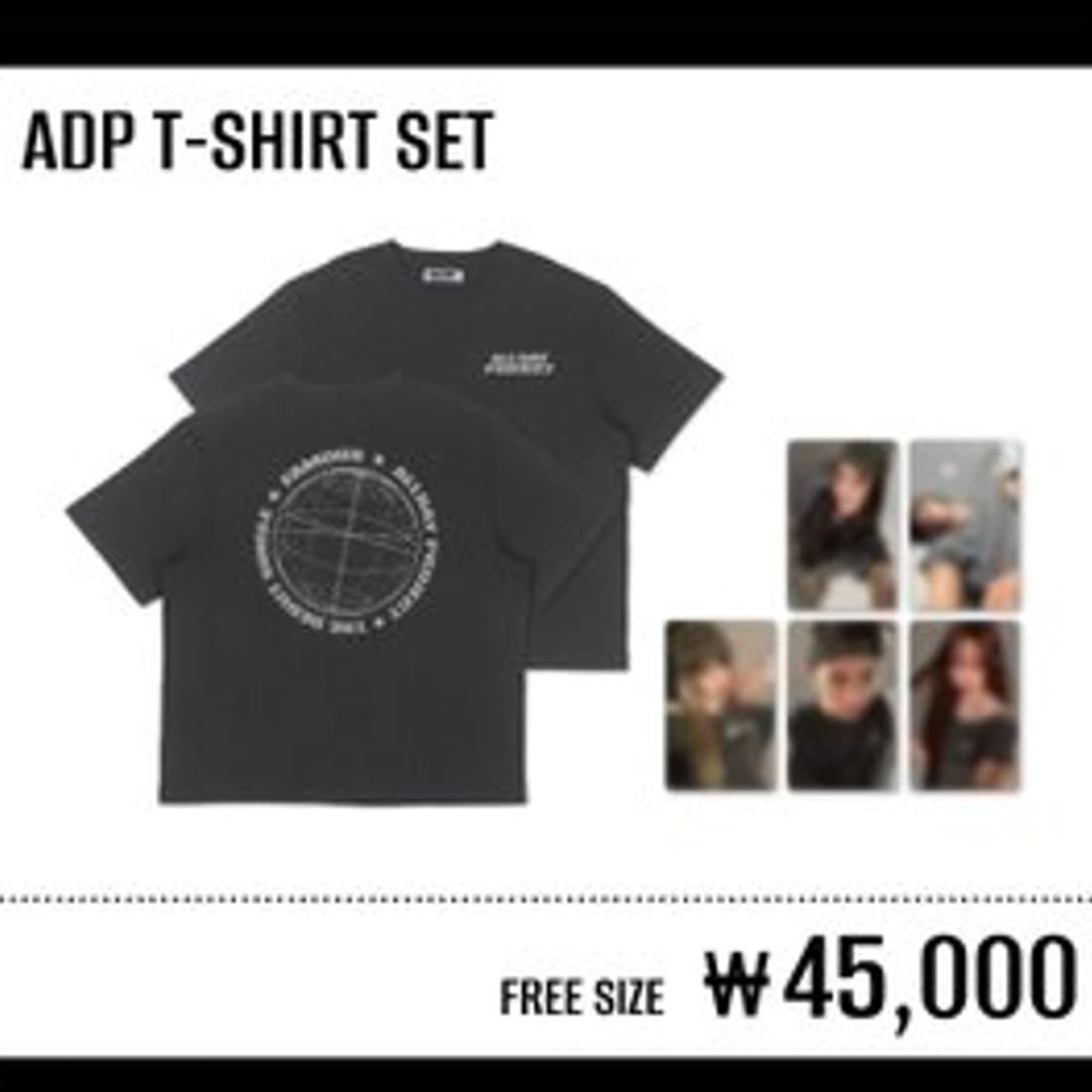 [公式] ALLDAY PROJECT The 1st EP Album [ALLDAY PROJECT] POP-UP STORE ADP T-SHIRT SET