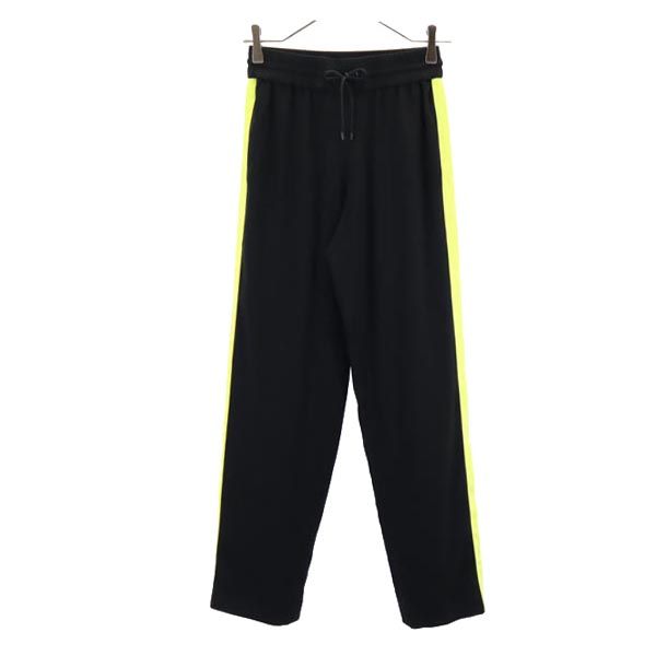 ロングパンツ 34 黒 レディース