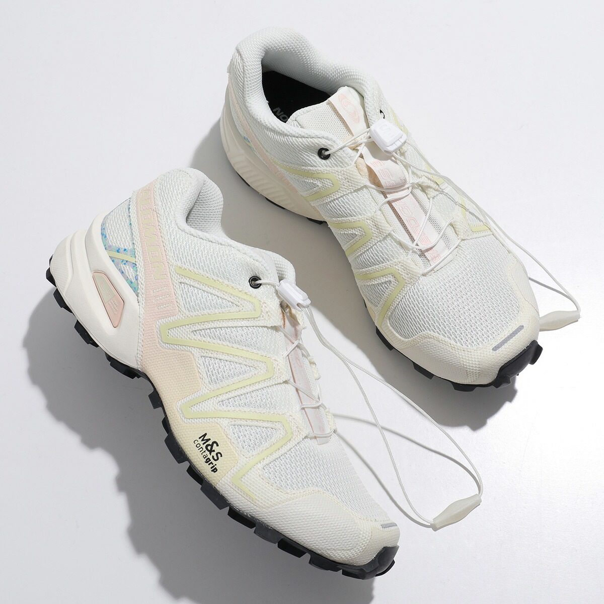 SALOMON サロモン スニーカー SPEEDCROSS 3 MINDFUL 3 スピードクロス マインドフル レディース ローカット シューズ 靴 Vanilla-Ice/Cloud-Pink