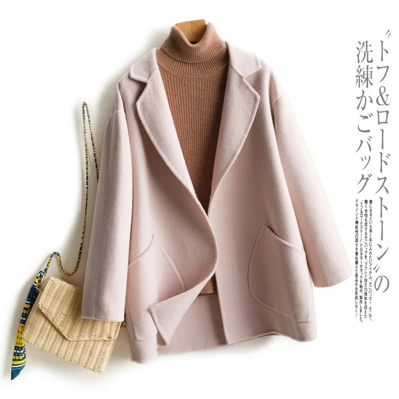 レディース コート ウール コート チェスターコートショートジャケット 長袖コート 無地 厚手 アウター ウールコート ファション 秋冬 暖かさ ダッフル アウター 着痩せ カジュアル 軽い 通勤 冬