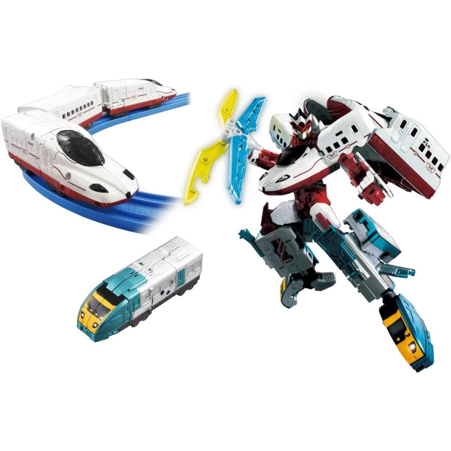 プラレール 新幹線変形ロボ シンカリオンZ シンカリオンZ N700Sかもめ ＆ ザイライナー 883ソニックニチリンセット　4904810212539