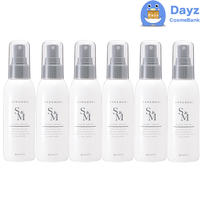 セフティ サンモニ スキャルプセラム 120mL 6点セット 髪 頭皮 首用美容液　洗い流さないヘアトリートメント　SAN MONI