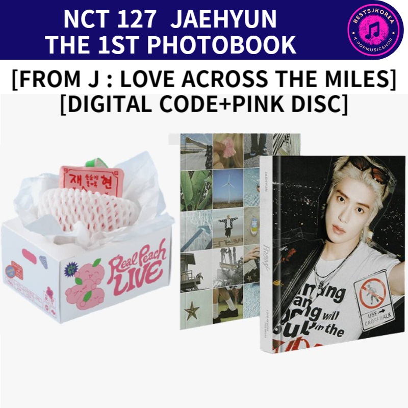 【特典EVENT】NCT 127 JAEHYUN ‘Real Peach LIVE’ [DIGITAL CODE+PINK DISC]/THE 1ST PHOTOBOOK [FROM J : LOVE