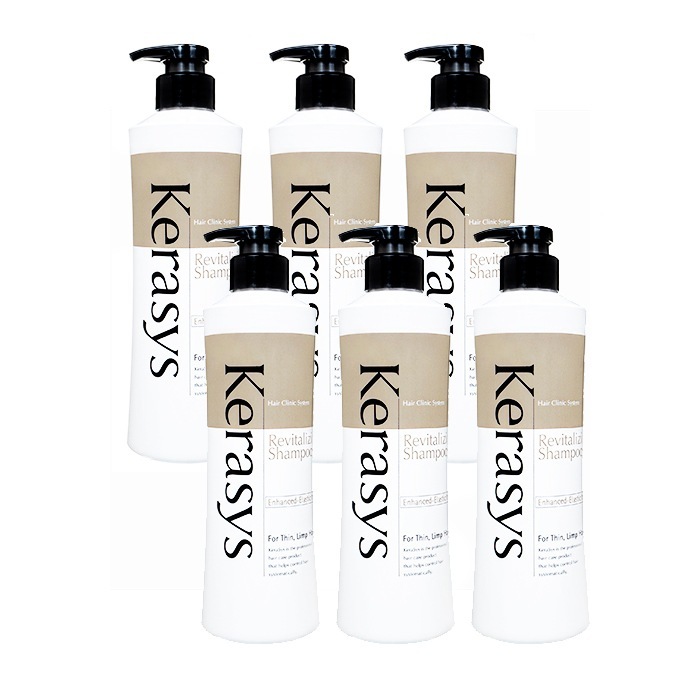 6本 エンハンスドエラスティシティリバイタライジングシャンプー 600ml 海外発送 ヤマト国際便