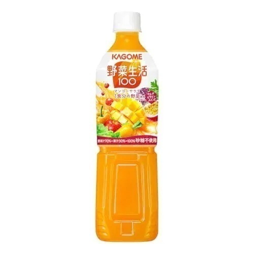 カゴメ 野菜生活100 マンゴーサラダ 720mlペットボトル×15本（砂糖不使用 マルチビタミン A・C・E）