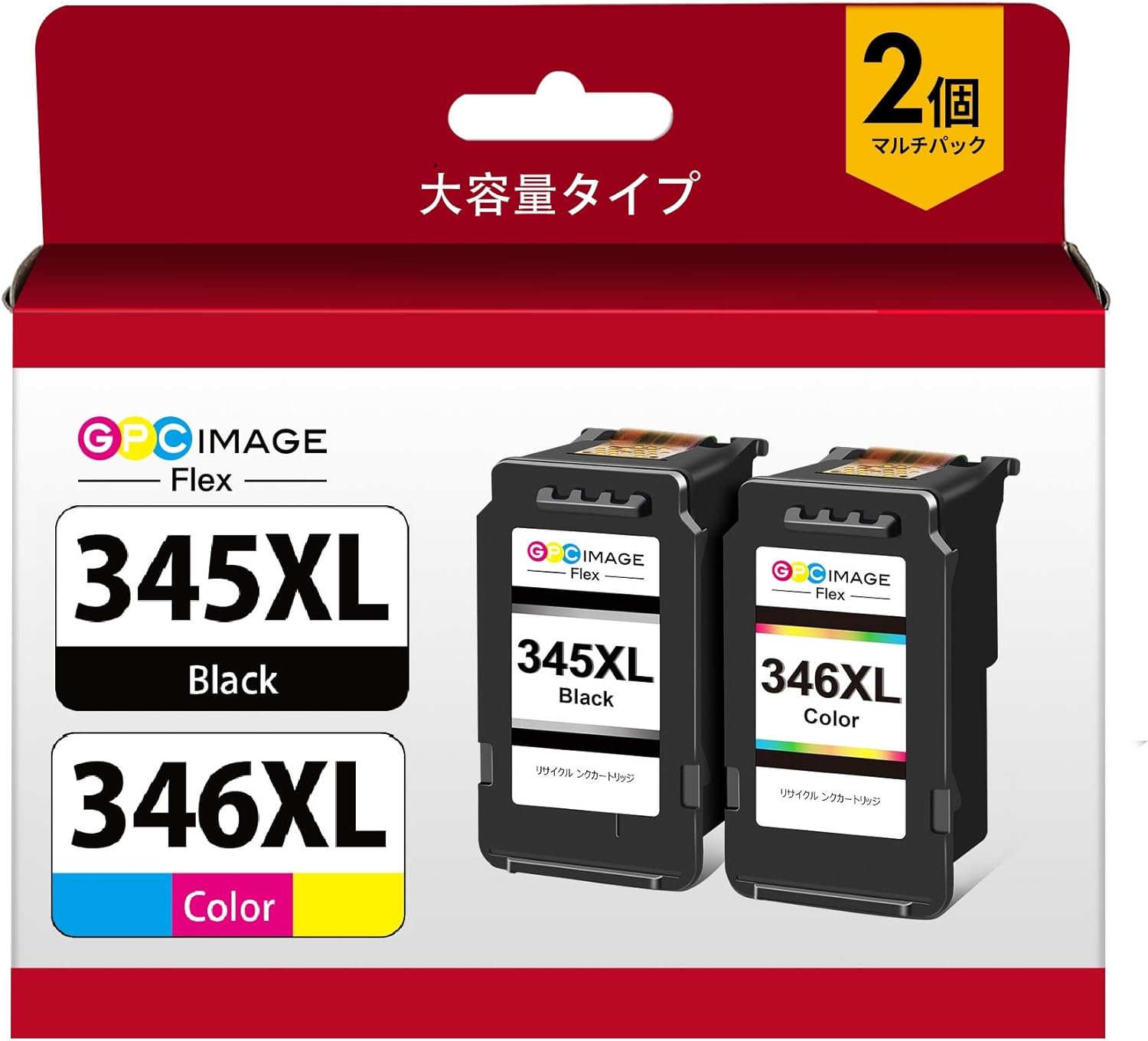 大容量リサイクルインク 345XL 346XL対応 TS3330 TS3130S TS203 TS3130 TR4530