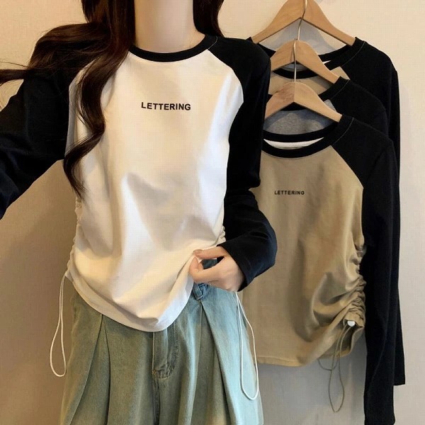 新作レディース服 Tシャツ長袖トップス3色S～XL