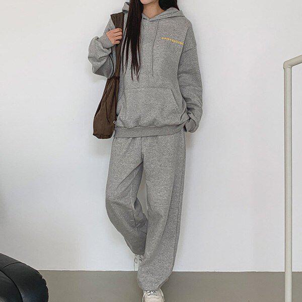 （BM）裏起毛デイジーフードセット 冬の女性 裏起毛セット