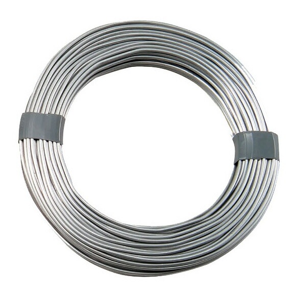 （まとめ買い）アルミ線 37m巻 白φ2.5mm 39011 [x3セット]