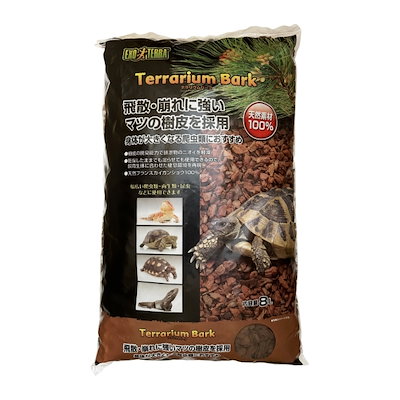 他サイト： ＧＥＸ　エキゾテラ　テラリウムバーク　８Ｌ　床材　爬虫類　昆虫　バークチップ　ＣＲＣ17―65―30―10―00の商品画像