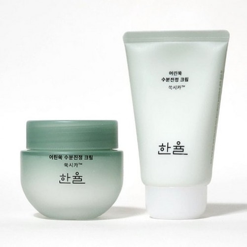 ヨモギ 水分鎮静クリーム 55ml+55ml セット 韓国コスメ 保湿ケア 敏感肌