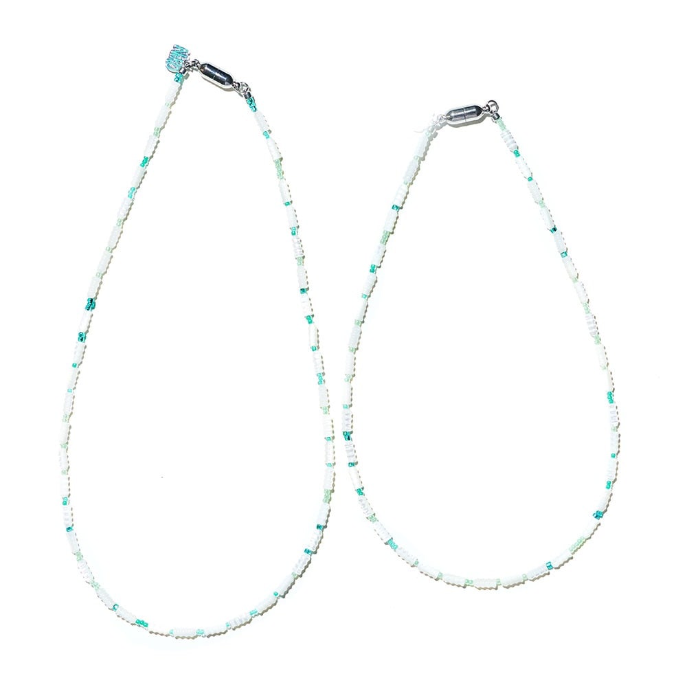 【NIRO SERENDIPITY】 WHiTE & MiNT DRiZZLE NECKLACE #125 ネックレス 正規品