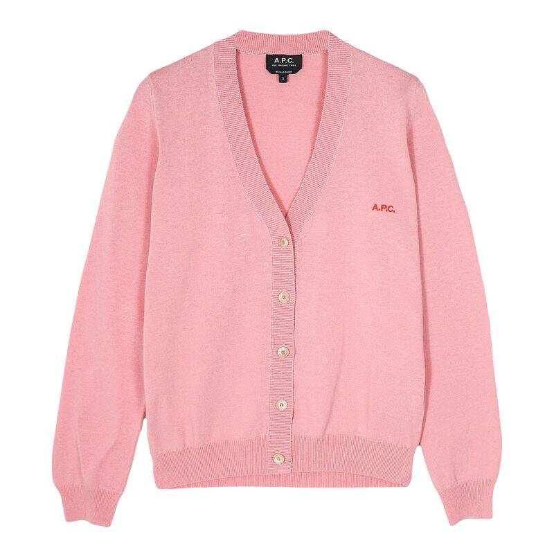 [Luxduck/国内即日発送] A.P.C. アペセ ベラ カーディガン ピンク COEZJ F22249 FAA