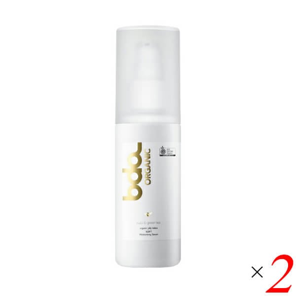 オーガニック ジェリーローション ソフト モイスチャーセラム ユズ＆グリーンティ 2個