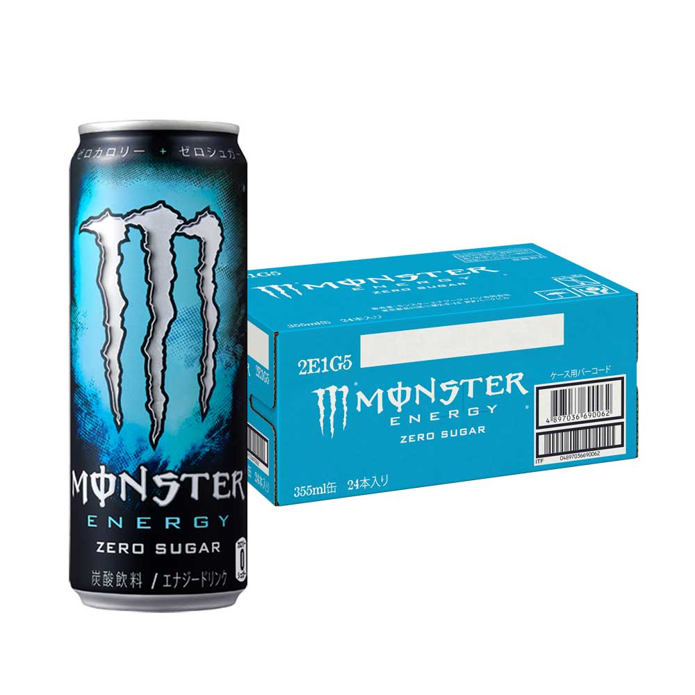 【送料無料】アサヒ モンスターエナジー ゼロシュガー 缶 355ml24本