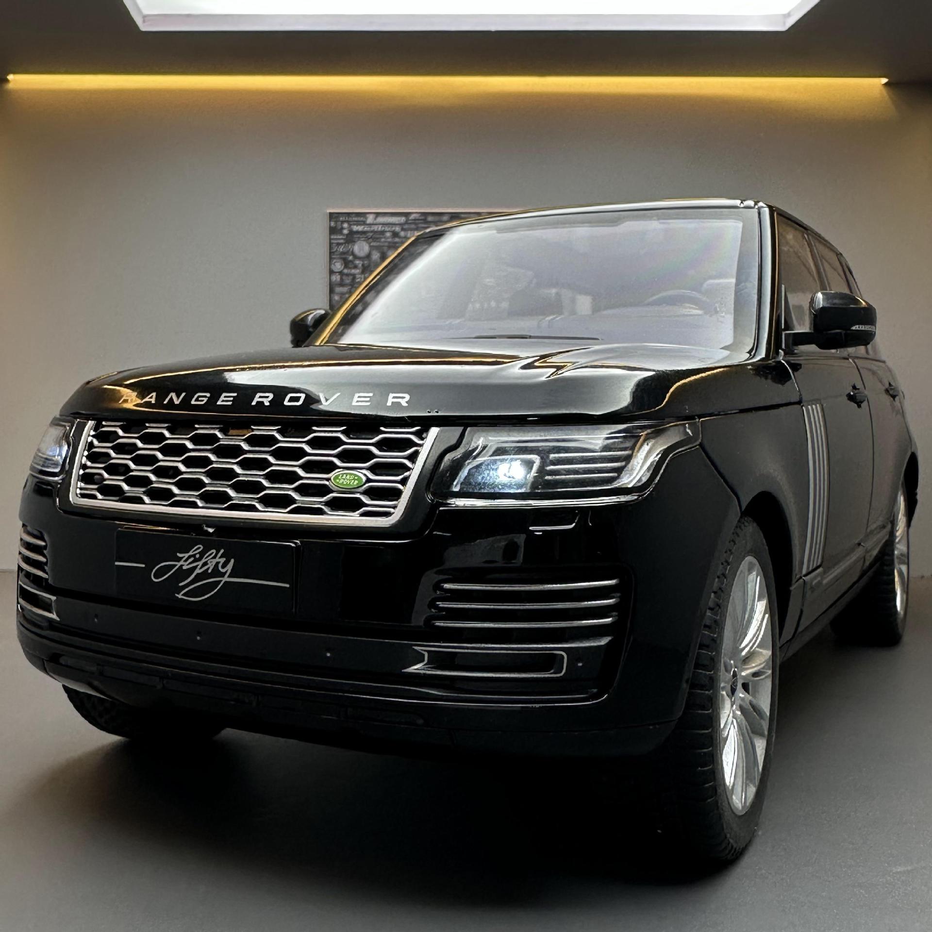 チーイー合金車模型 1:18 ランドローバーレンジローバー 50 周年記念版 音響付き LED ライトおもちゃオフロードカー 音楽模型置物コレクション用