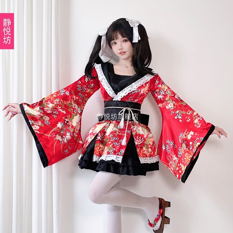 日本の浄土宗舞踊衣装コスプレ衣装ロリータハウスダンス衣装メイド衣装アニメコスプレパフォーマンス