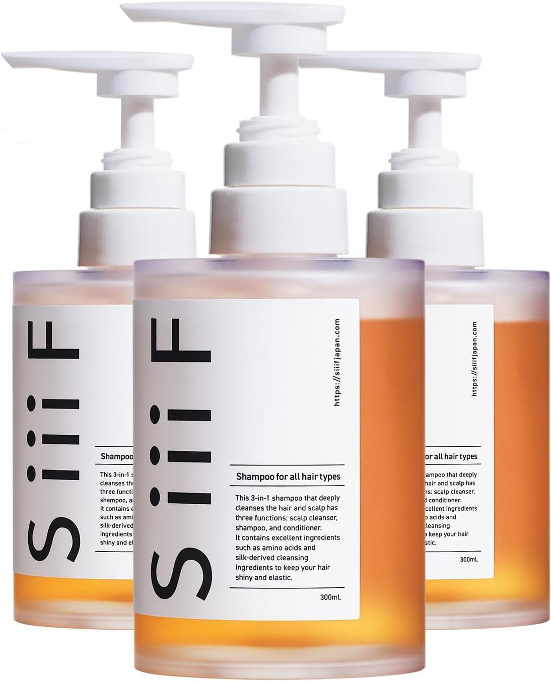 【Amazon.co.jp限定】SiiiF シーフ リンスインシャンプー 3本セット アミノ酸シャンプー オールインワンシャンプー 天然成分 濃密泡 ノンシリコン オーガニック 無添加 ユニセックス 9,116円