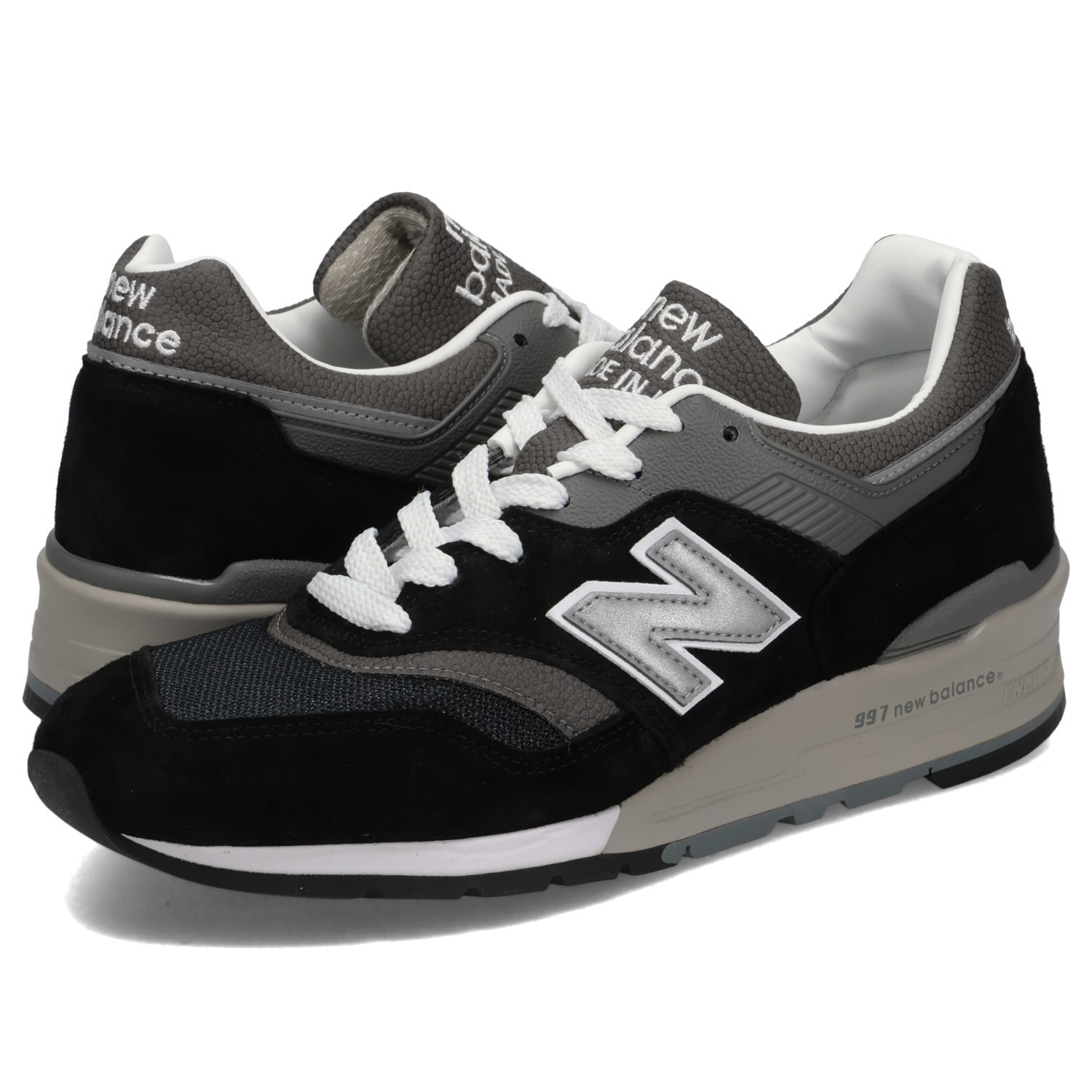 997 スニーカー メンズ Dワイズ MADE IN USA ブラック 黒 U997BK