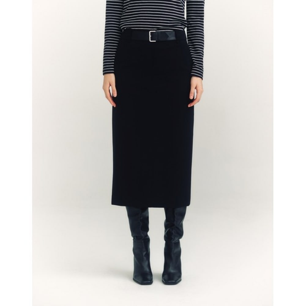 (ヘッジスレディース) 24FW H ラインスカートブラック HSSK4D807BK 19,937円