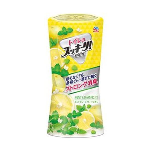 （まとめ）アース製薬 トイレのスッキーリ ミントグレープフルーツ 400ml 1セット（3個）(×10セット)