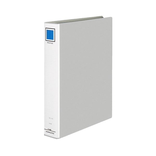 （まとめ）コクヨ リングファイルPPフィルム貼表紙 A4タテ 2穴 330枚収容 背幅56mm シルバー フ-440C 1セット（4冊）(×2セット)