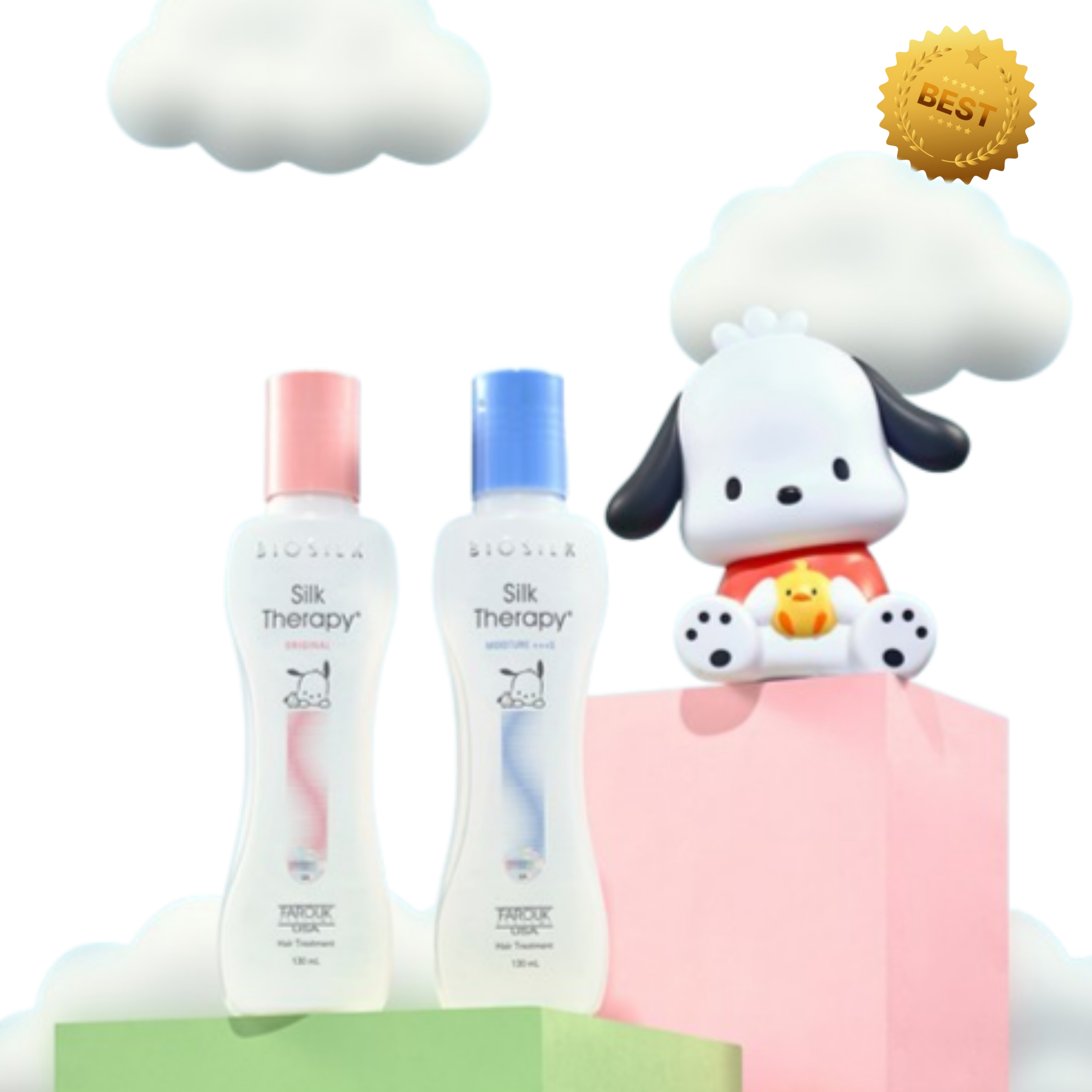 シルクセラピー ヘアエッセンス 180ml ポチャココラボ 企画 2種択1 (オリジナル/モイスチャー)