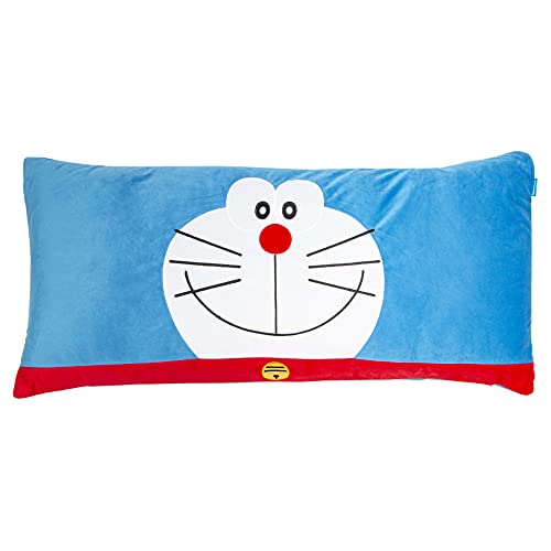 ドラえもん 枕 43x90cm 子供 大人兼用 抱き枕 ぬいぐるみ クッション キャラクター グッズ 小学館 ブルー