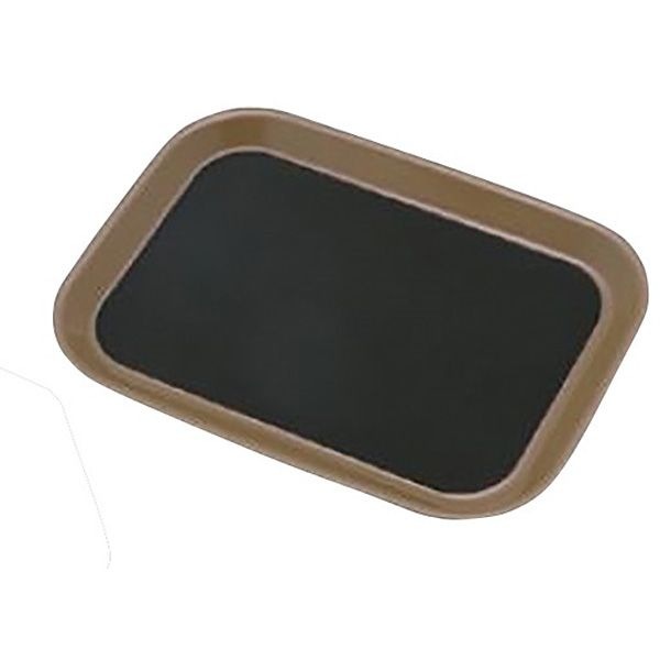 （まとめ買い）本間冬治工業 角フードトレー（ブラウン） 特大 [x3]