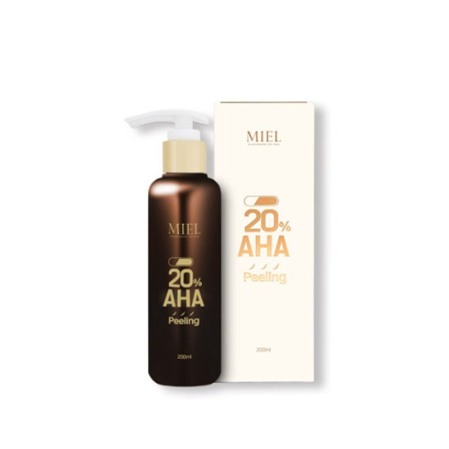 ピーリング AHA20% 200ml [古い角質除去/潤い補給/肌にやさしい韓国エステ仕様クレンジングジェル]